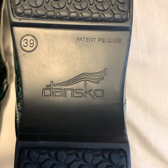 DANSKO PROFESSIONAL CLOGS SIZE:39 COLOR:BLACK, purple, GREEN GOOD CONDITION - Picture 5 of 12